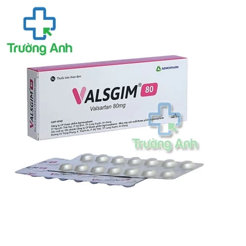 Valsgim 80 - Thuốc điều trị tăng huyết áp của Agimexpharm